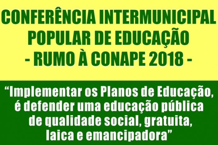 Monteiro sediará Conferência Intermunicipal Popular de Educação nesta sexta