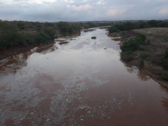 Chuvas no Cariri fazem aumentar nível de água do açude Epitácio Pessoa, em Boqueirão