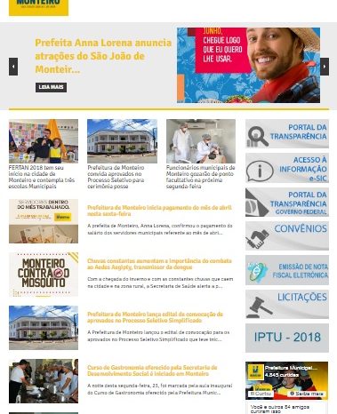 Comodidade e Segurança: IPTU de Monteiro pode ser impresso pelo site da Prefeitura
