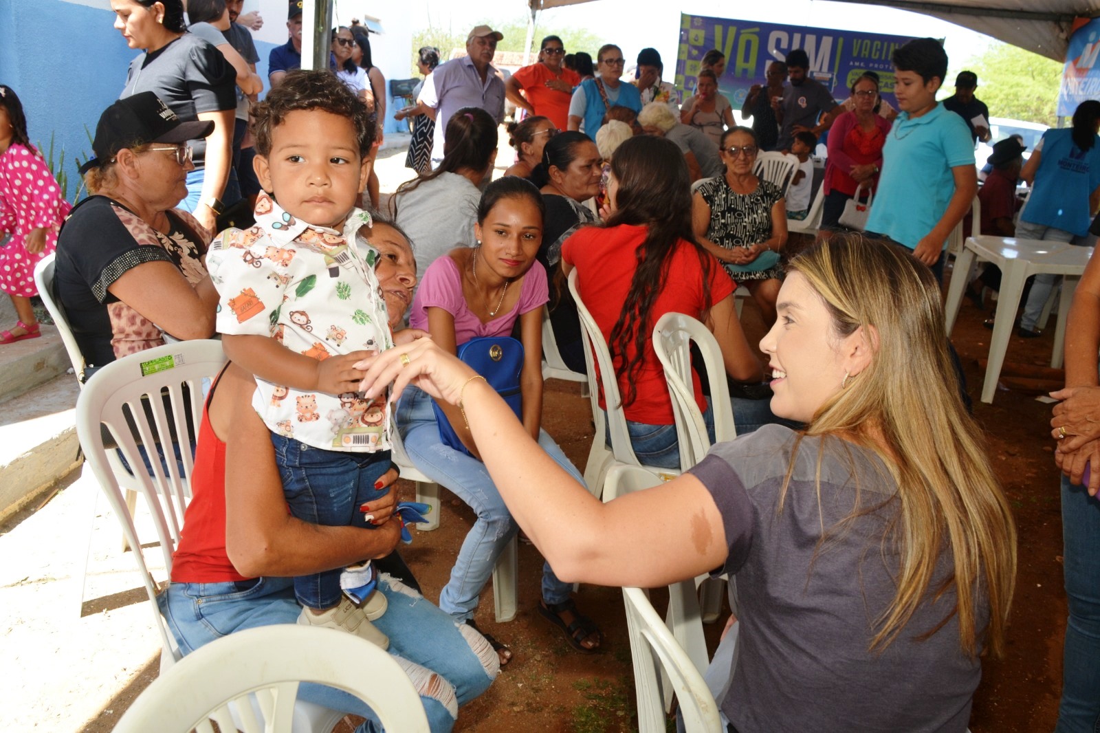 Feira-de-Saude-25 Secretaria de Saúde de Monteiro leva serviços para Comunidade do Sítio Bom Nome